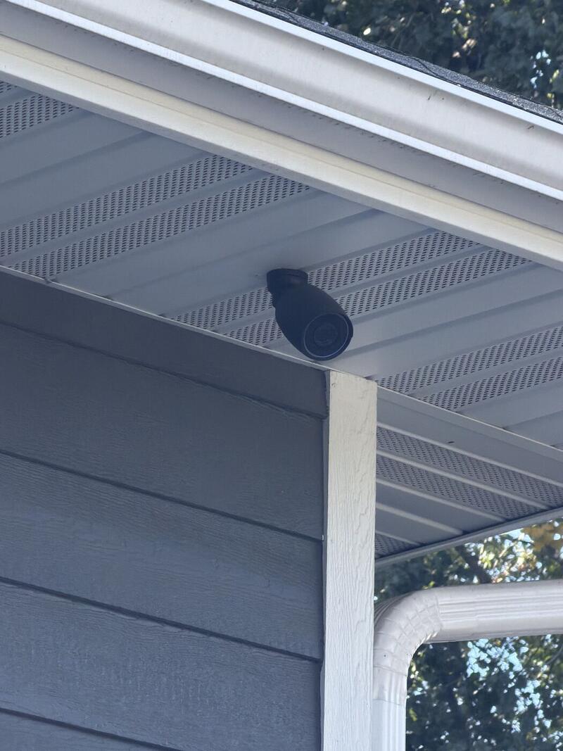 Unifi bullet camera home eave